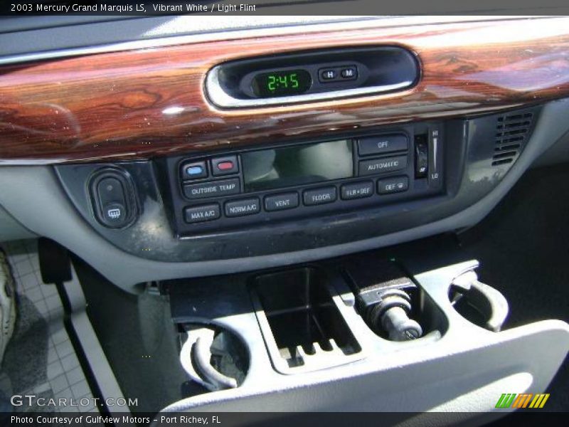 Vibrant White / Light Flint 2003 Mercury Grand Marquis LS