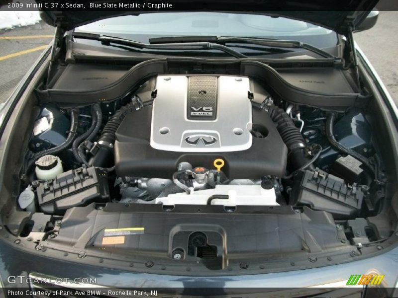 Blue Slate Metallic / Graphite 2009 Infiniti G 37 x Sedan