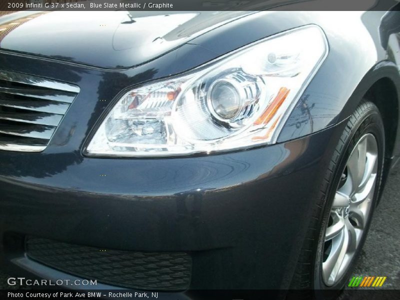 Blue Slate Metallic / Graphite 2009 Infiniti G 37 x Sedan