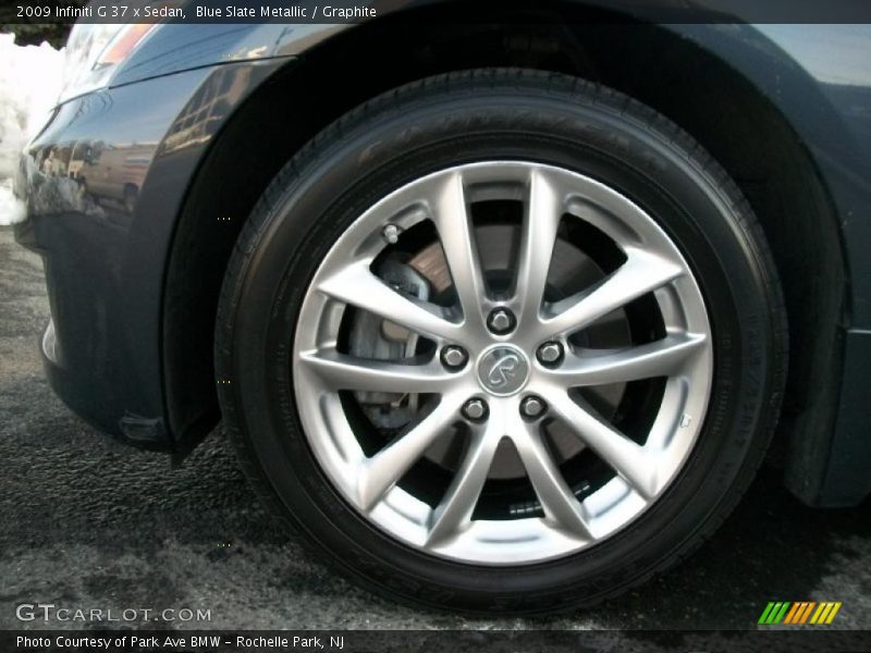 Blue Slate Metallic / Graphite 2009 Infiniti G 37 x Sedan