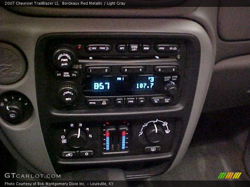Bordeaux Red Metallic / Light Gray 2007 Chevrolet TrailBlazer LS