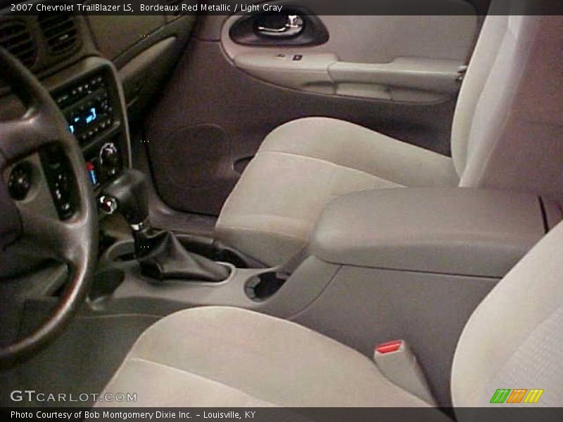 Bordeaux Red Metallic / Light Gray 2007 Chevrolet TrailBlazer LS