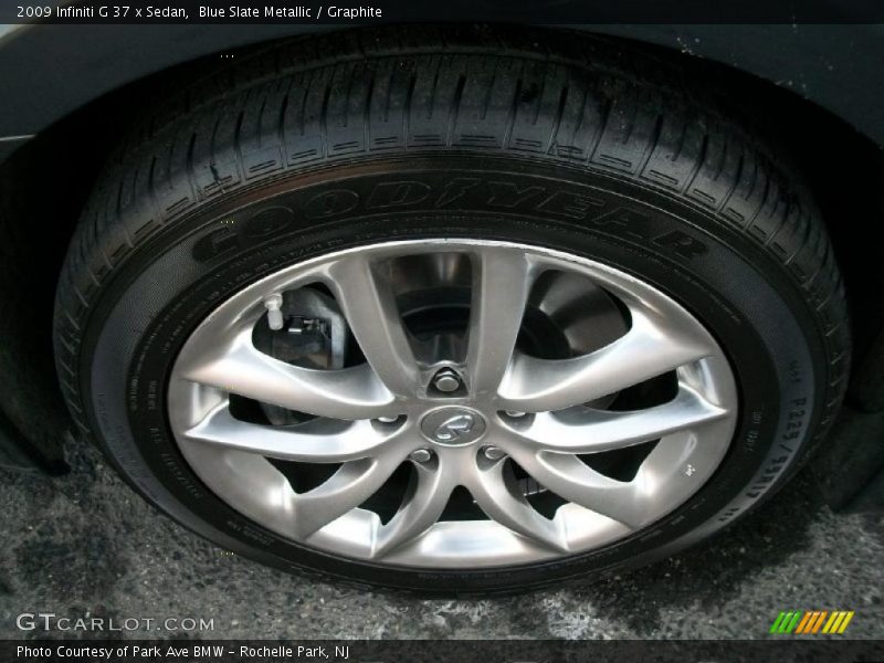 Blue Slate Metallic / Graphite 2009 Infiniti G 37 x Sedan