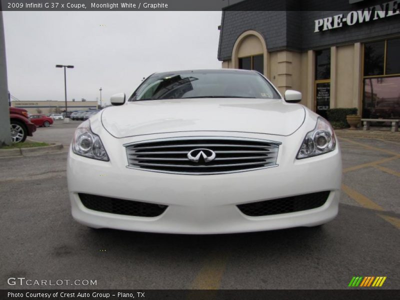 Moonlight White / Graphite 2009 Infiniti G 37 x Coupe