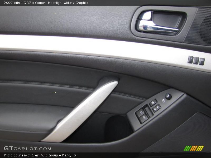 Moonlight White / Graphite 2009 Infiniti G 37 x Coupe