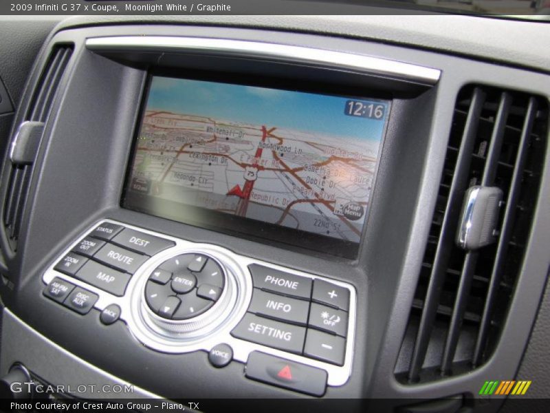 Navigation of 2009 G 37 x Coupe