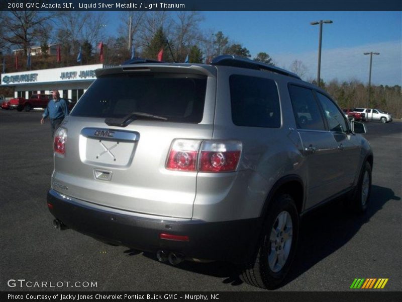 Liquid Silver Metallic / Light Titanium 2008 GMC Acadia SLT