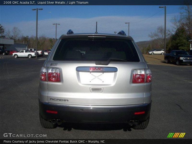 Liquid Silver Metallic / Light Titanium 2008 GMC Acadia SLT