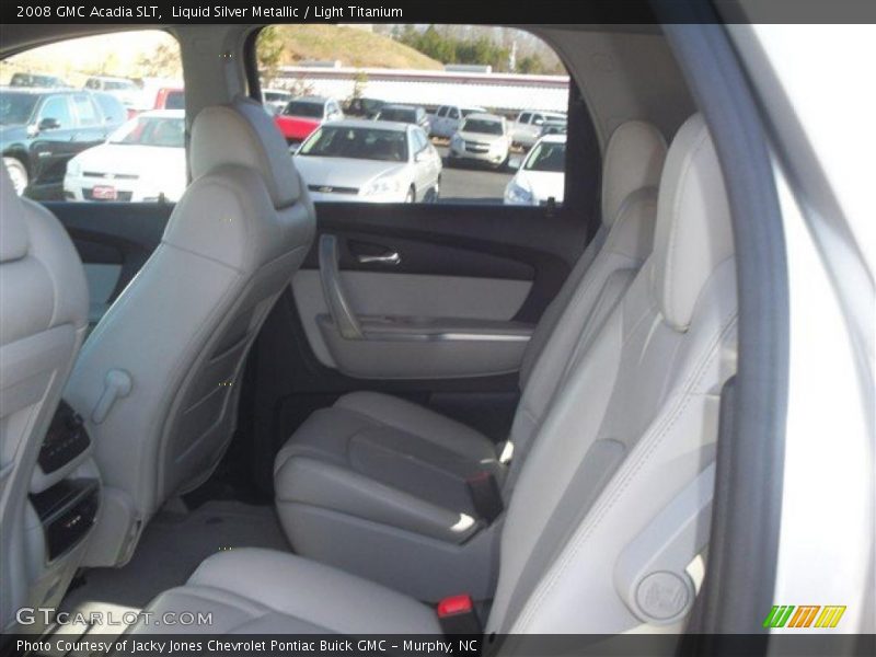 Liquid Silver Metallic / Light Titanium 2008 GMC Acadia SLT
