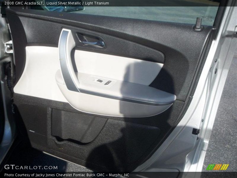 Liquid Silver Metallic / Light Titanium 2008 GMC Acadia SLT