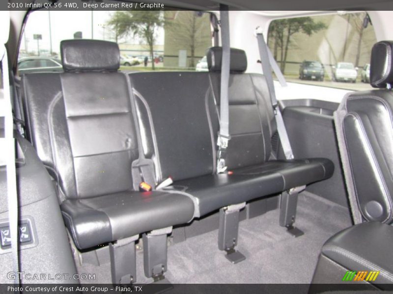 Deep Garnet Red / Graphite 2010 Infiniti QX 56 4WD
