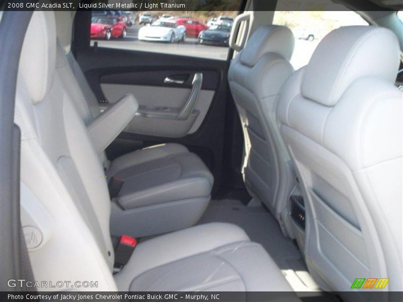 Liquid Silver Metallic / Light Titanium 2008 GMC Acadia SLT