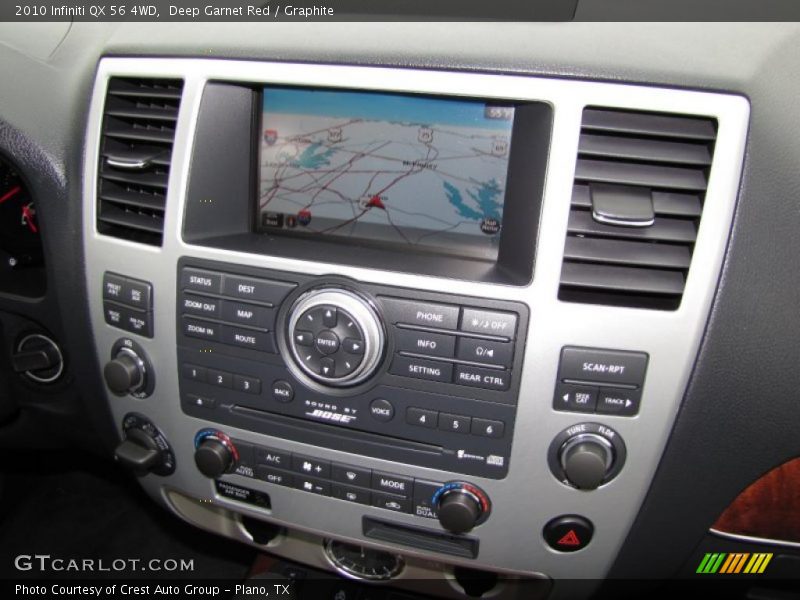 Deep Garnet Red / Graphite 2010 Infiniti QX 56 4WD