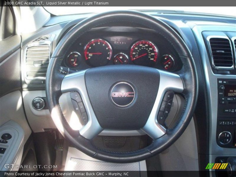 Liquid Silver Metallic / Light Titanium 2008 GMC Acadia SLT