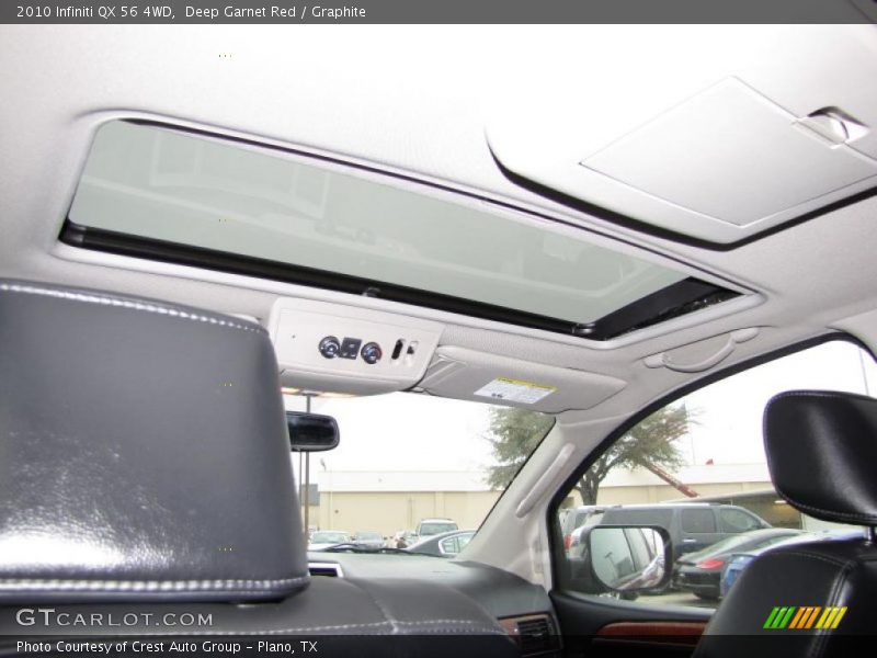 Deep Garnet Red / Graphite 2010 Infiniti QX 56 4WD
