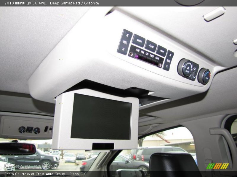 Deep Garnet Red / Graphite 2010 Infiniti QX 56 4WD