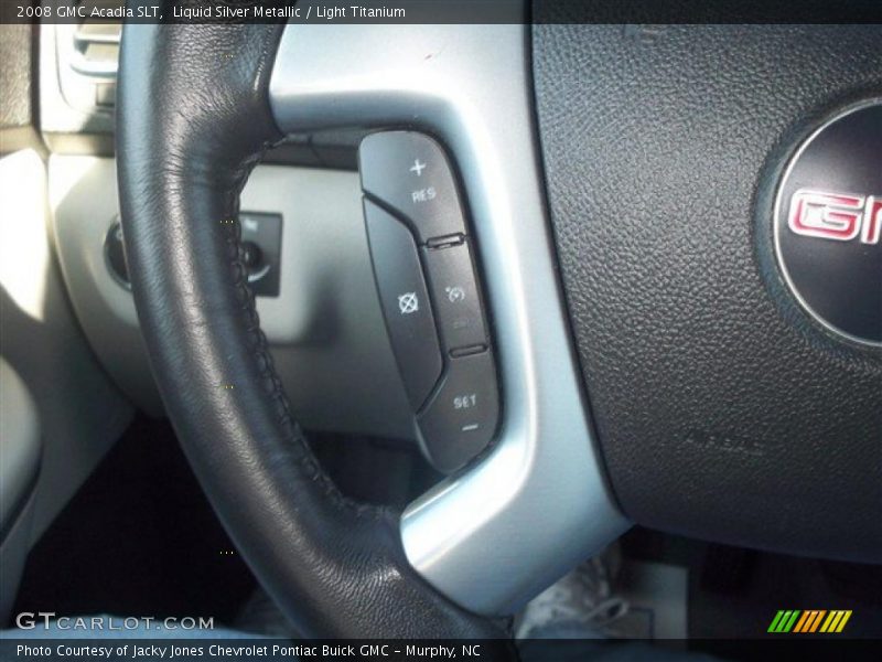 Liquid Silver Metallic / Light Titanium 2008 GMC Acadia SLT