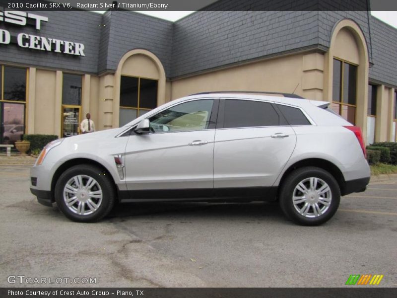 Radiant Silver / Titanium/Ebony 2010 Cadillac SRX V6