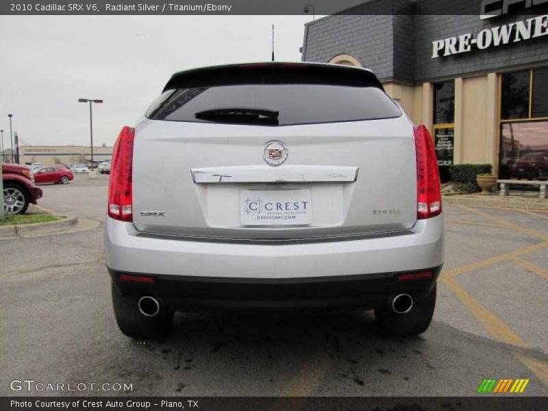 Radiant Silver / Titanium/Ebony 2010 Cadillac SRX V6