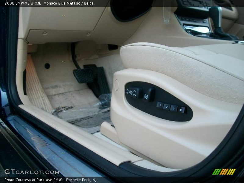 Monaco Blue Metallic / Beige 2008 BMW X3 3.0si