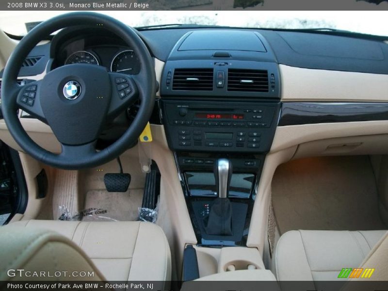 Monaco Blue Metallic / Beige 2008 BMW X3 3.0si