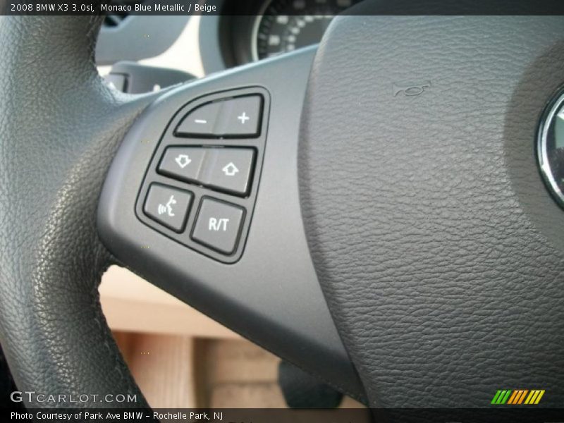 Monaco Blue Metallic / Beige 2008 BMW X3 3.0si