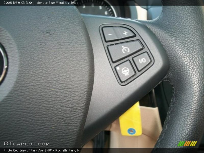 Monaco Blue Metallic / Beige 2008 BMW X3 3.0si