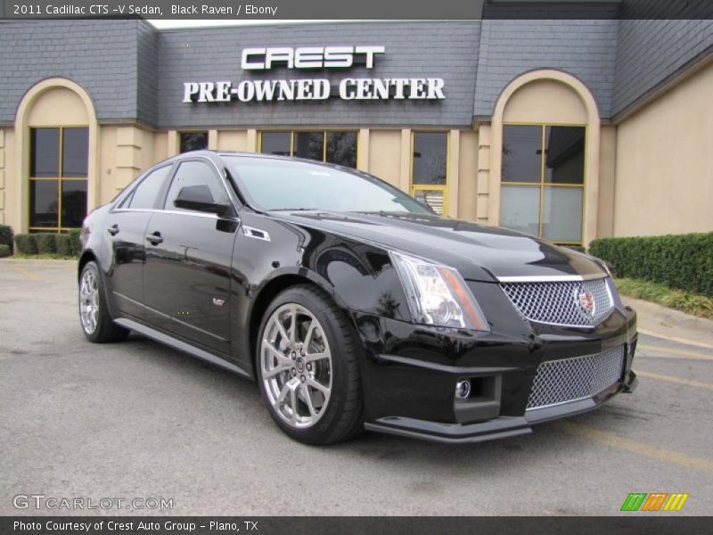 Black Raven / Ebony 2011 Cadillac CTS -V Sedan
