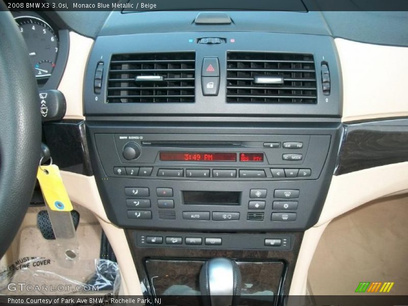 Monaco Blue Metallic / Beige 2008 BMW X3 3.0si