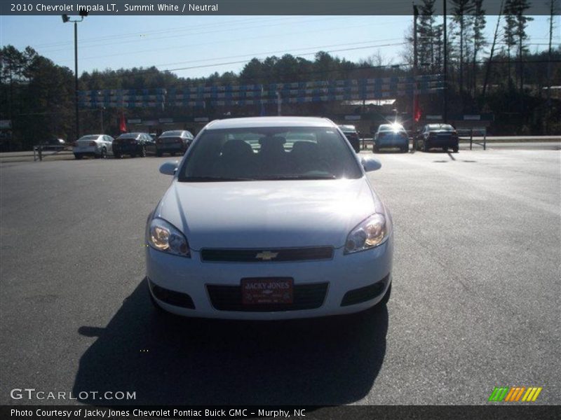 Summit White / Neutral 2010 Chevrolet Impala LT