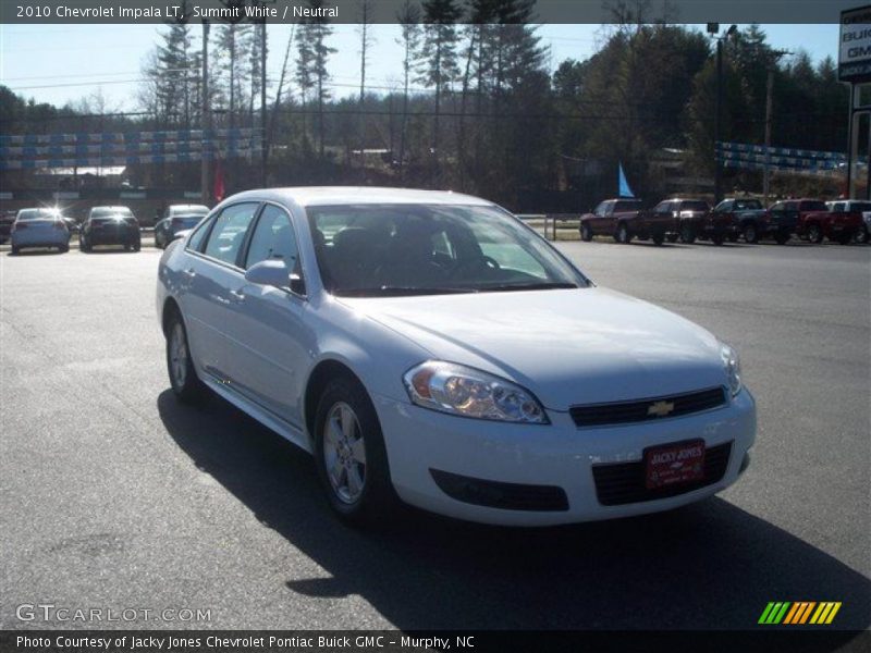 Summit White / Neutral 2010 Chevrolet Impala LT