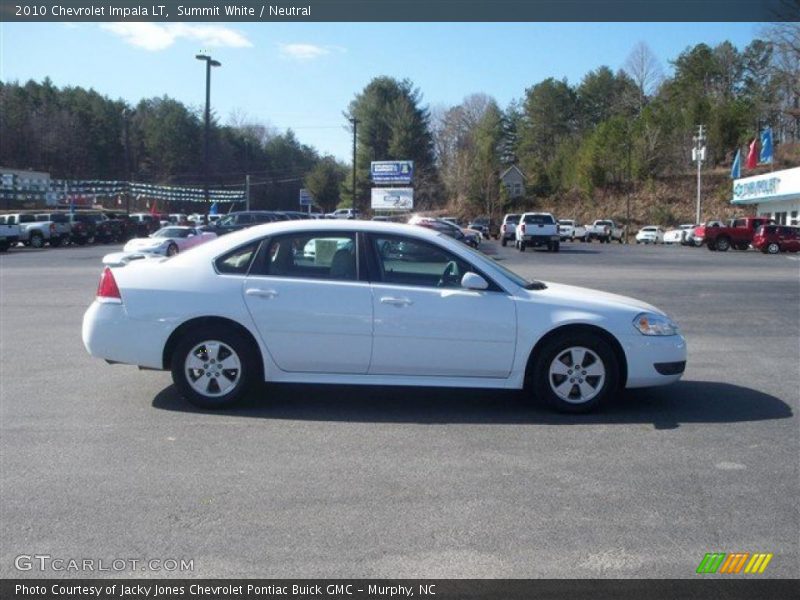 Summit White / Neutral 2010 Chevrolet Impala LT