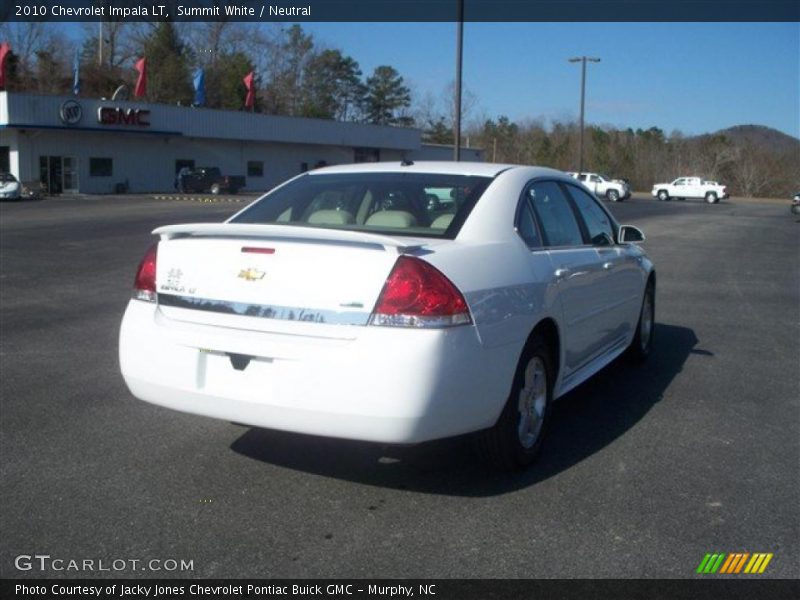 Summit White / Neutral 2010 Chevrolet Impala LT