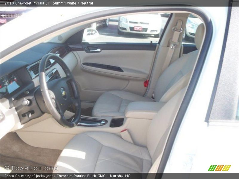 Summit White / Neutral 2010 Chevrolet Impala LT