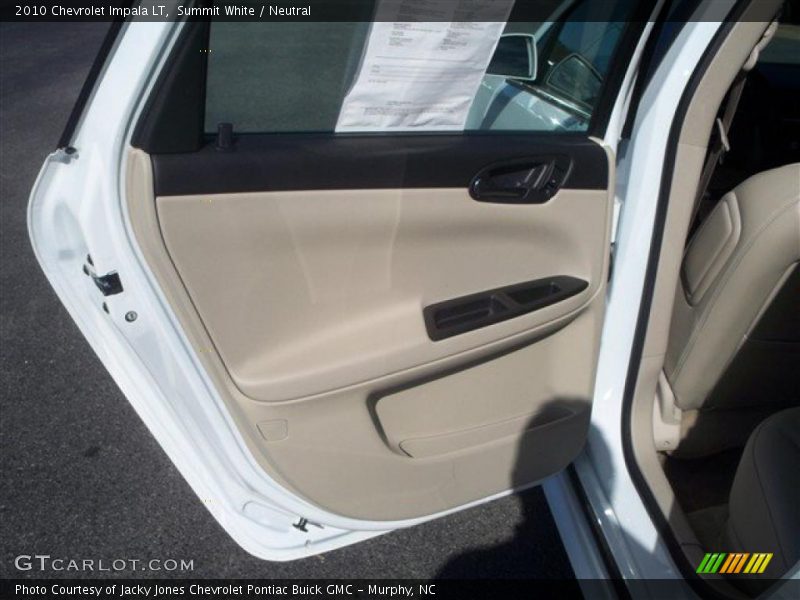 Summit White / Neutral 2010 Chevrolet Impala LT