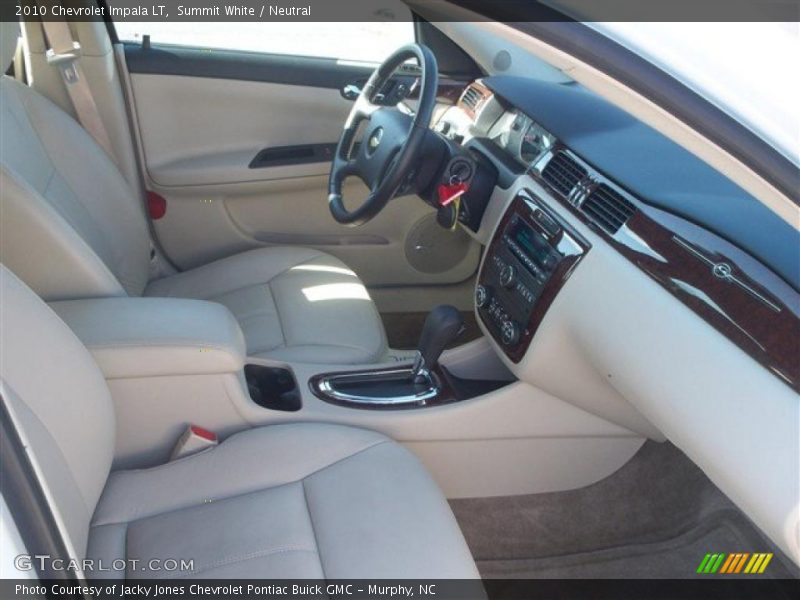 Summit White / Neutral 2010 Chevrolet Impala LT