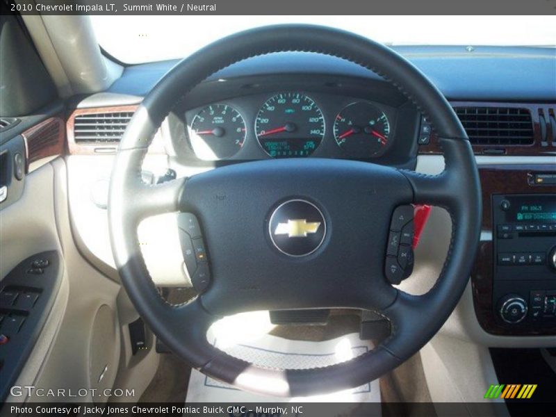 Summit White / Neutral 2010 Chevrolet Impala LT