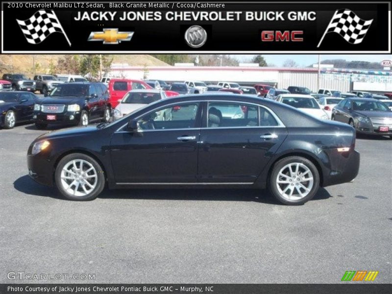 Black Granite Metallic / Cocoa/Cashmere 2010 Chevrolet Malibu LTZ Sedan