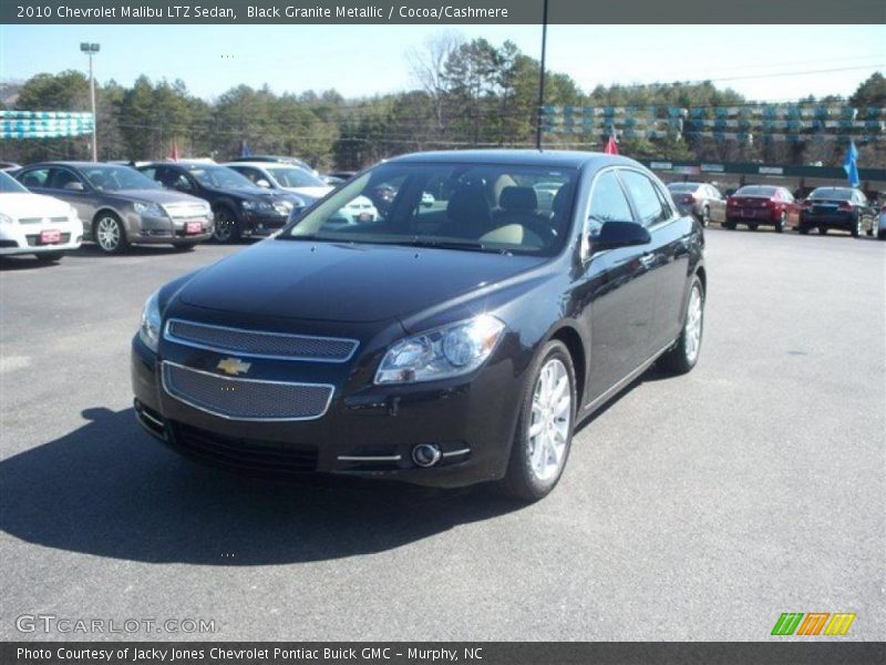 Black Granite Metallic / Cocoa/Cashmere 2010 Chevrolet Malibu LTZ Sedan
