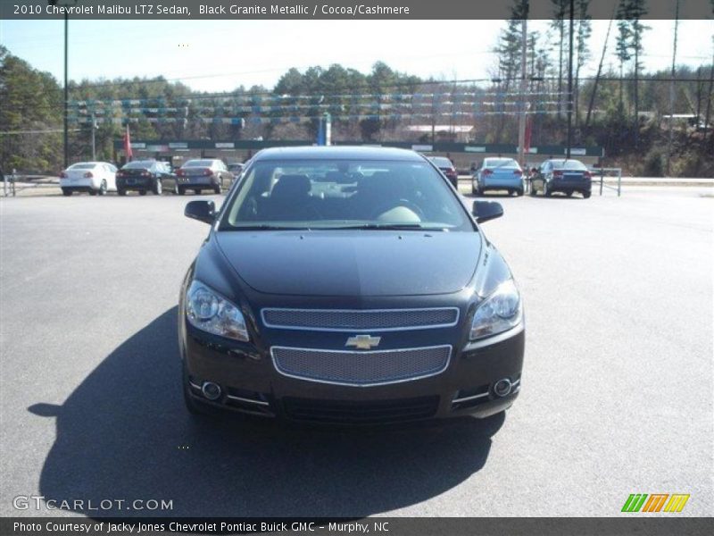 Black Granite Metallic / Cocoa/Cashmere 2010 Chevrolet Malibu LTZ Sedan