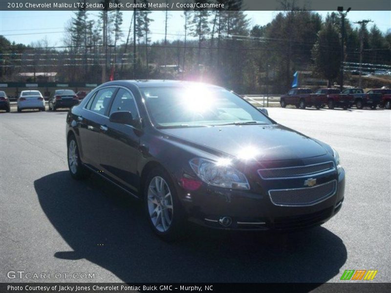 Black Granite Metallic / Cocoa/Cashmere 2010 Chevrolet Malibu LTZ Sedan