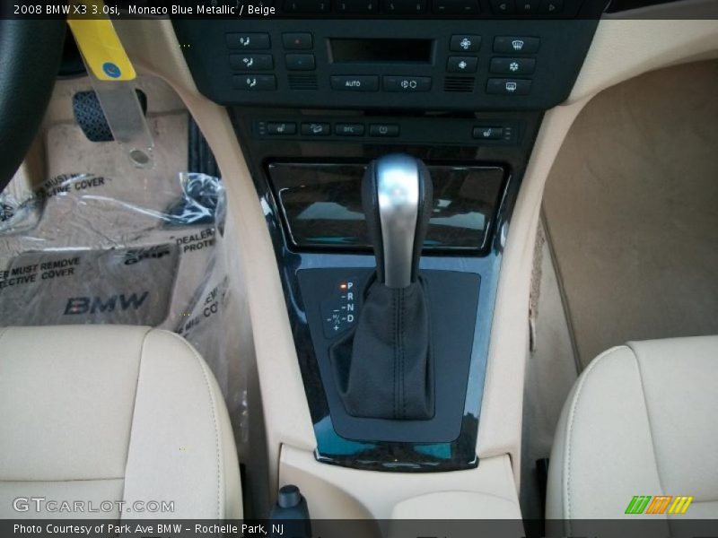 Monaco Blue Metallic / Beige 2008 BMW X3 3.0si