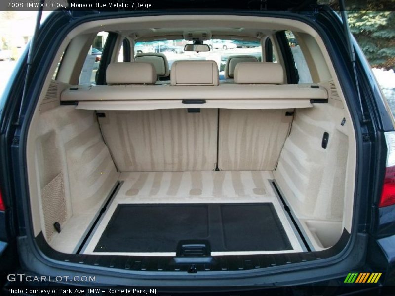 Monaco Blue Metallic / Beige 2008 BMW X3 3.0si