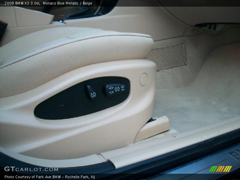 Monaco Blue Metallic / Beige 2008 BMW X3 3.0si