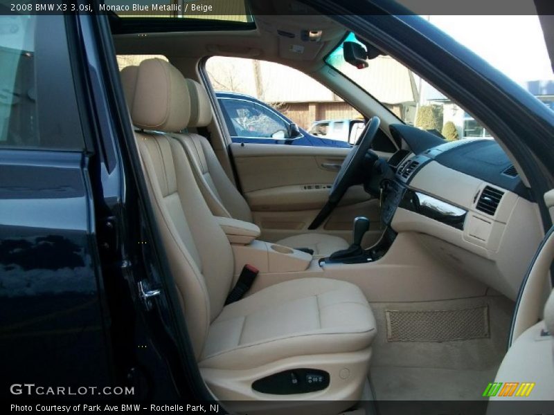 Monaco Blue Metallic / Beige 2008 BMW X3 3.0si