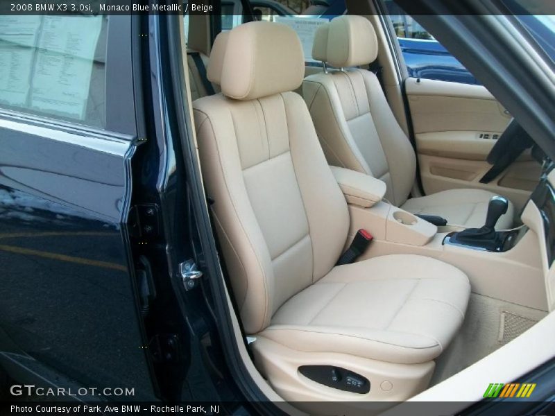 Monaco Blue Metallic / Beige 2008 BMW X3 3.0si