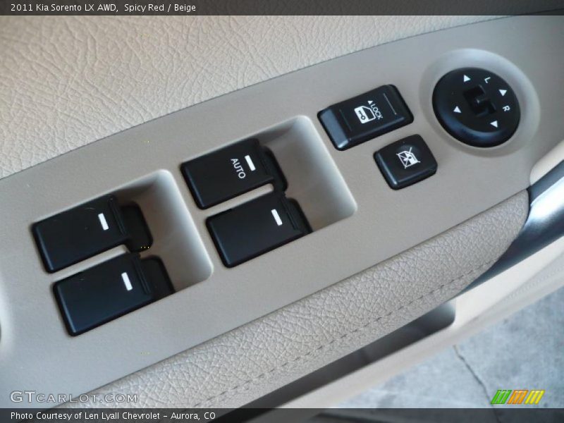 Spicy Red / Beige 2011 Kia Sorento LX AWD