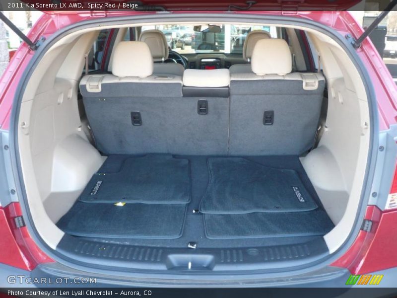 Spicy Red / Beige 2011 Kia Sorento LX AWD