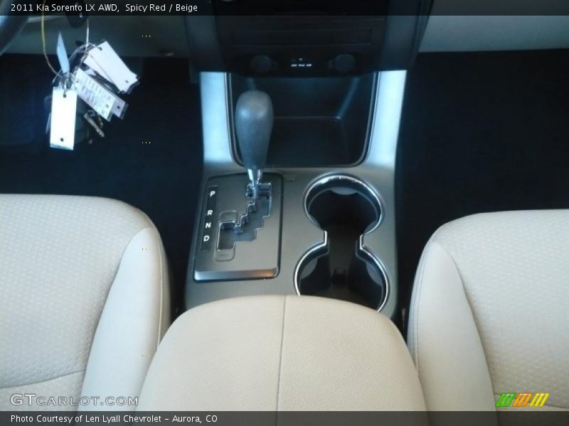 Spicy Red / Beige 2011 Kia Sorento LX AWD