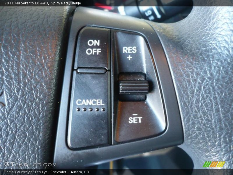 Spicy Red / Beige 2011 Kia Sorento LX AWD